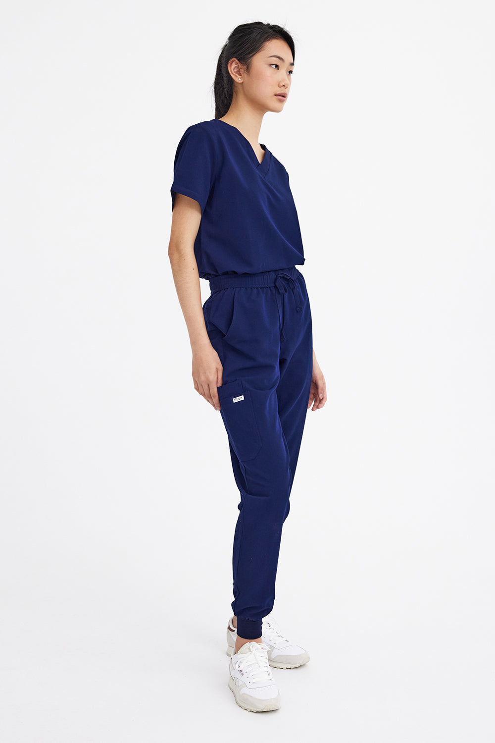 Elle Jogger Scrub Pant - Navy